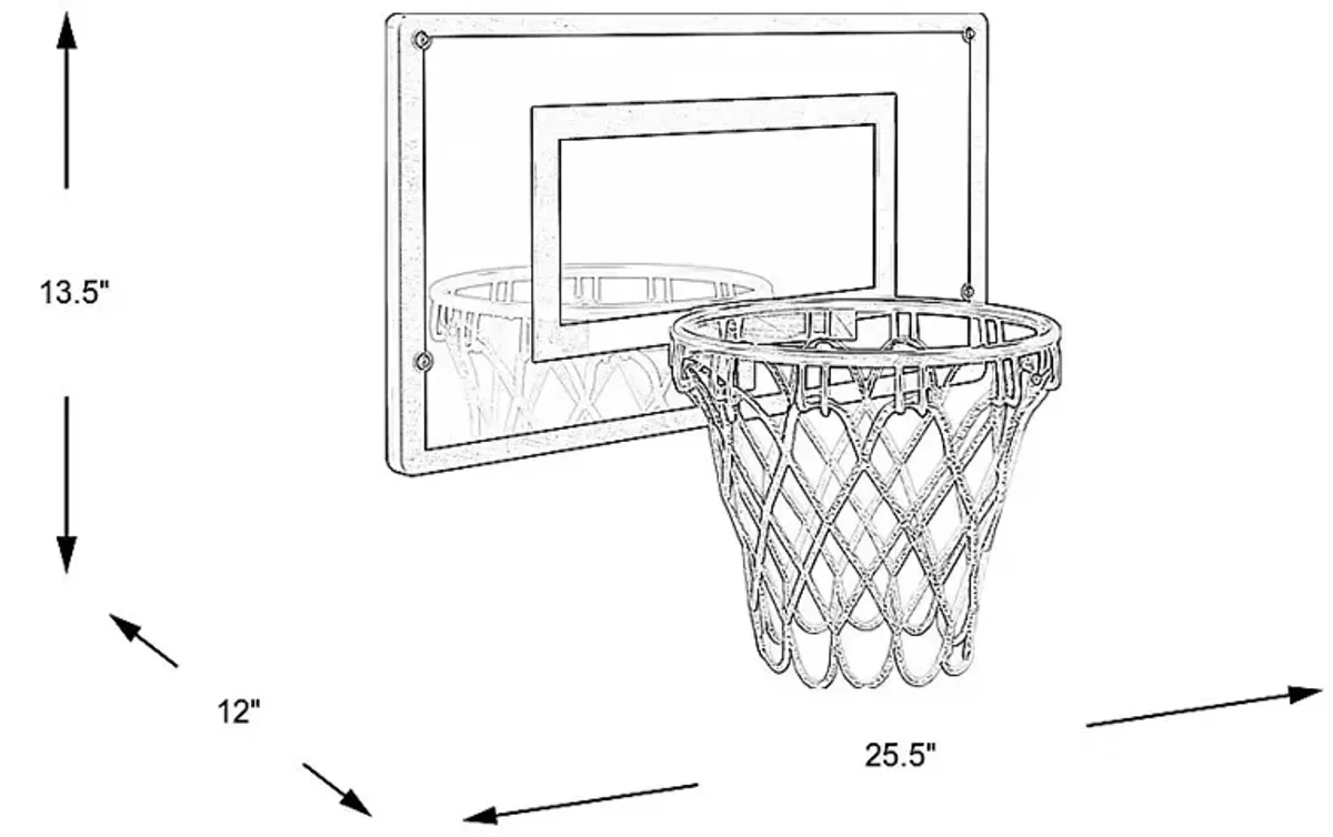 Build-a-Bunk Blue Basketball Hoop Accessory