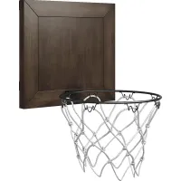 Kids Ivy League Walnut Basketball Hoop