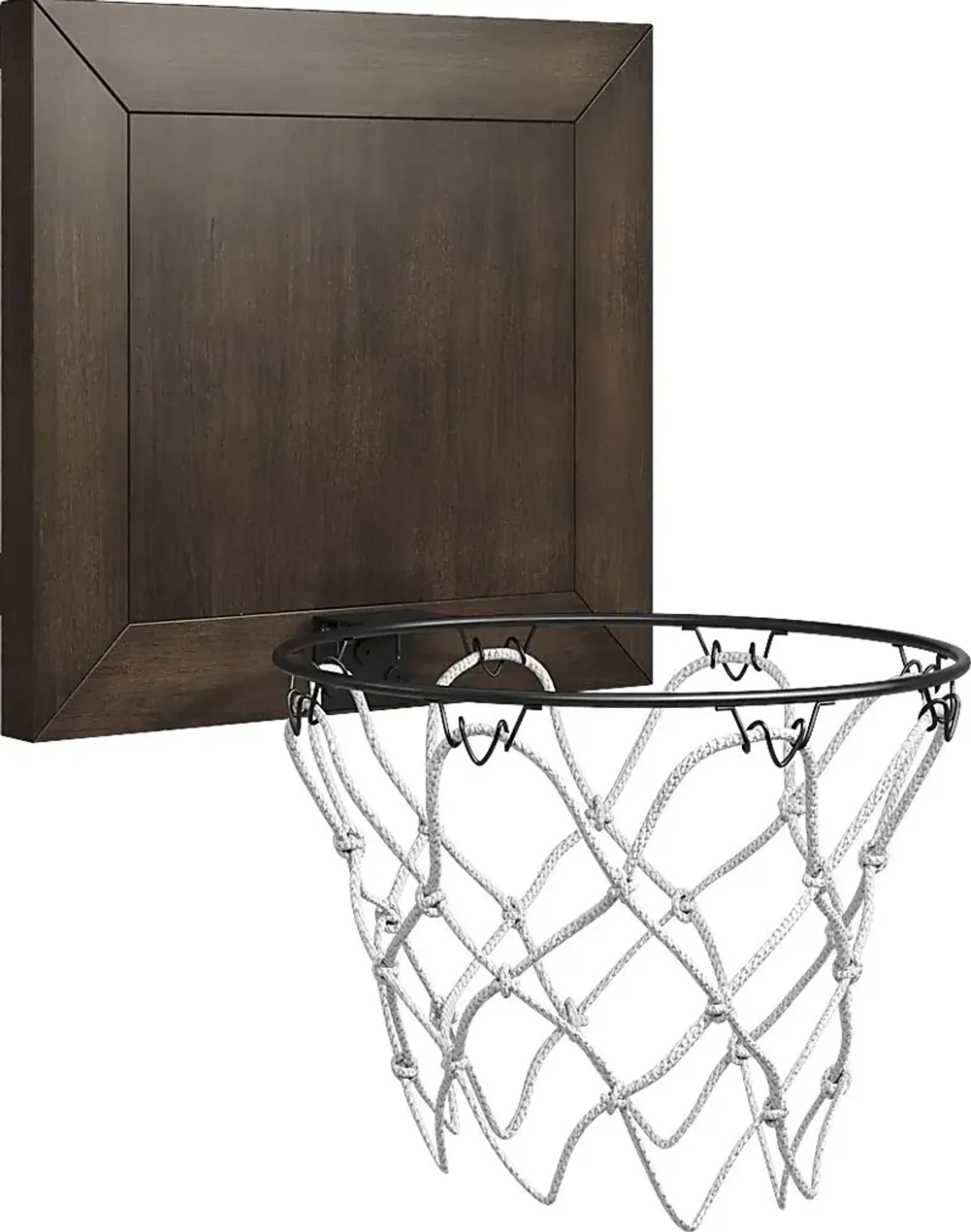 Kids Ivy League Walnut Basketball Hoop