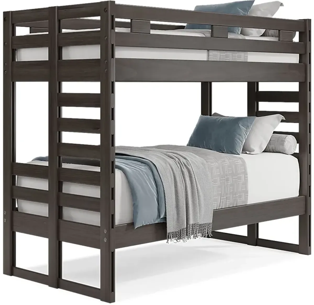 Kids Creekside 2.0 Charcoal Twin/Twin Bunk Bed