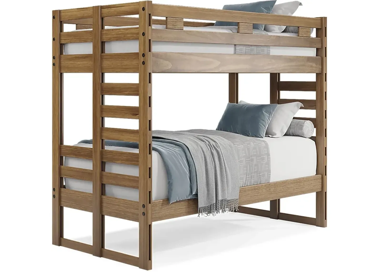 Kids Creekside 2.0 Chestnut Twin/Twin Bunk Bed