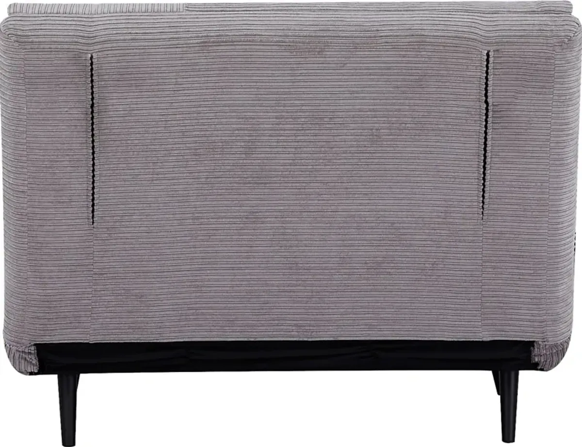 Kids Daydream Gray Convertible Chair