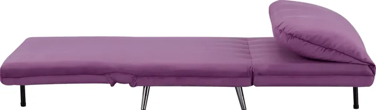 Kids Daydream Purple Convertible Chair