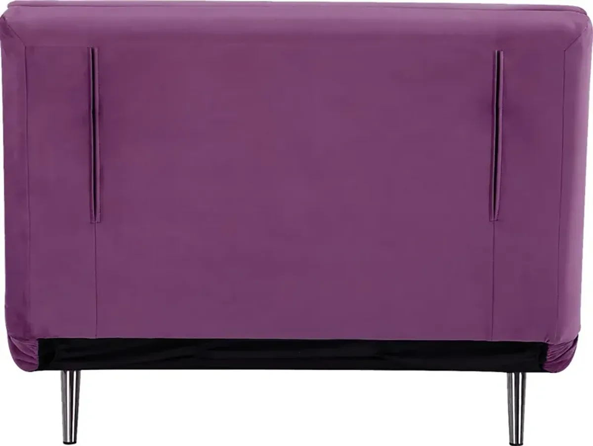 Kids Daydream Purple Convertible Chair