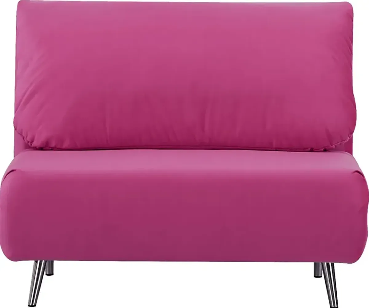 Kids Daydream Pink Convertible Chair