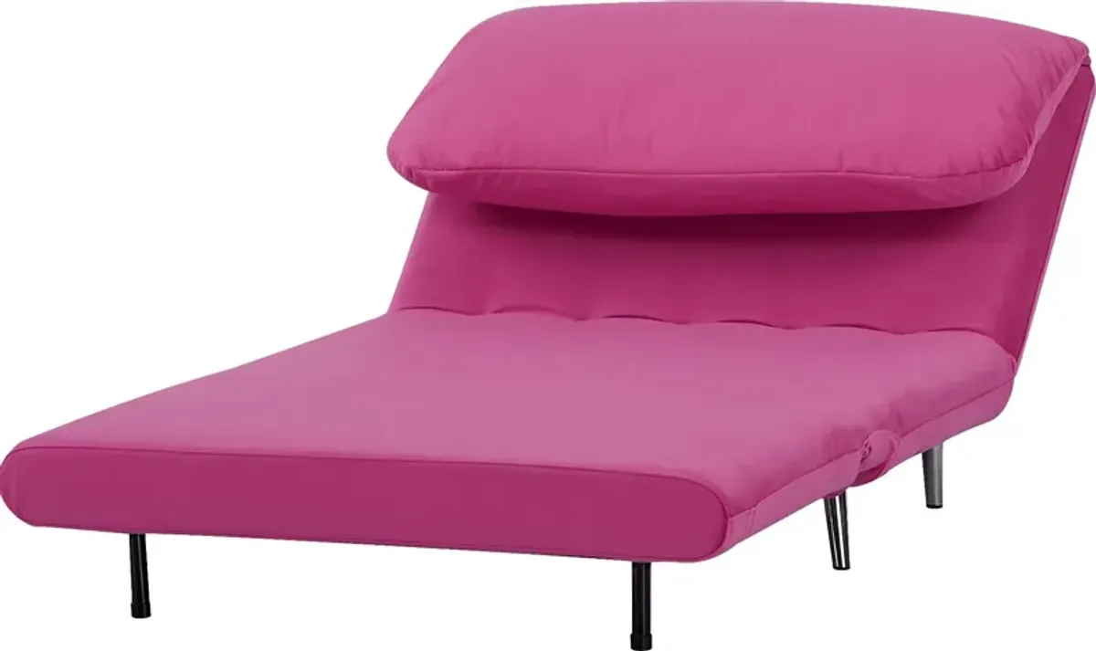 Kids Daydream Pink Convertible Chair