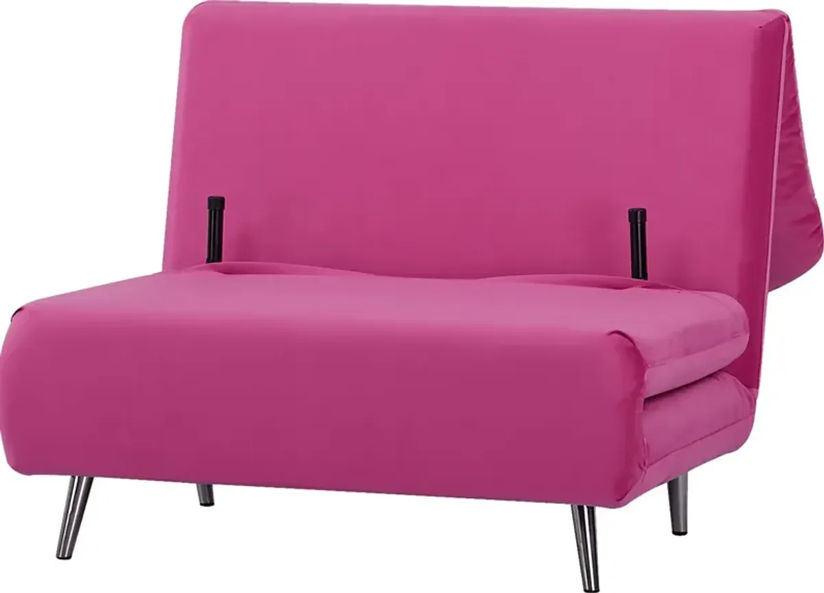 Kids Daydream Pink Convertible Chair