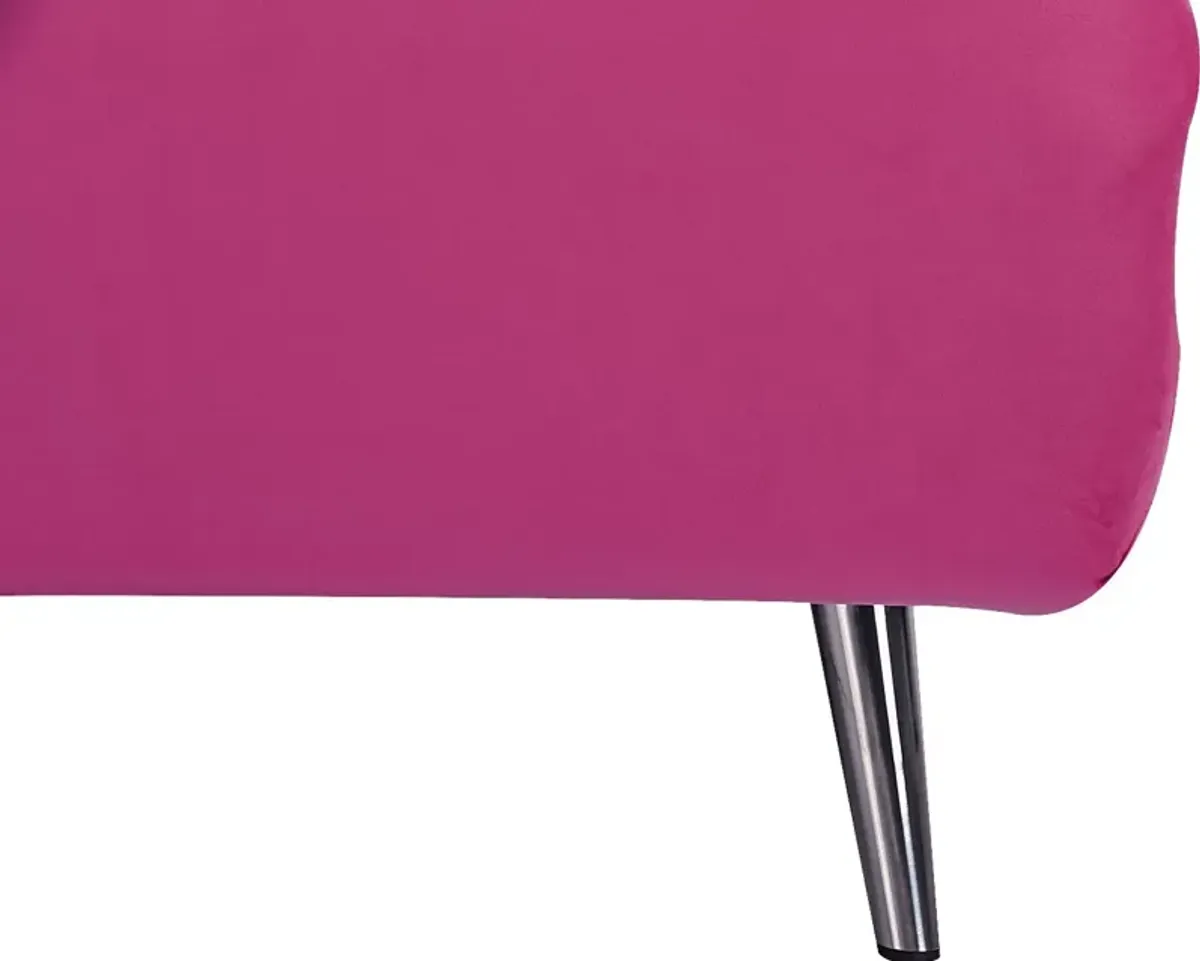 Kids Daydream Pink Convertible Chair