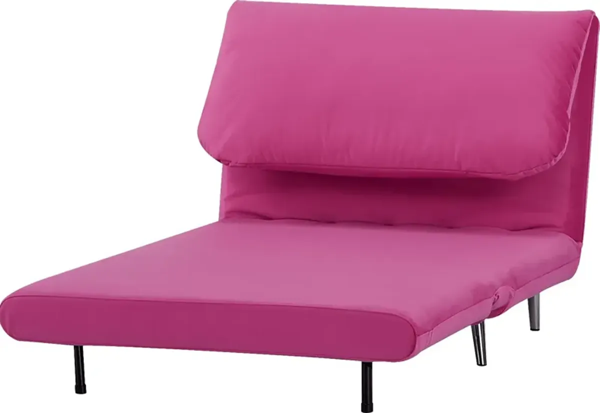 Kids Daydream Pink Convertible Chair