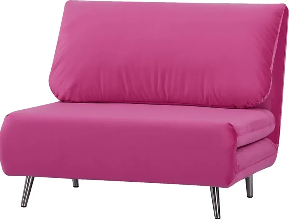 Kids Daydream Pink Convertible Chair