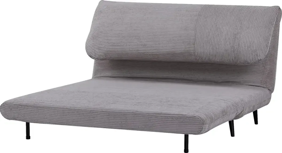 Kids Daydream XL Gray Convertible Loveseat