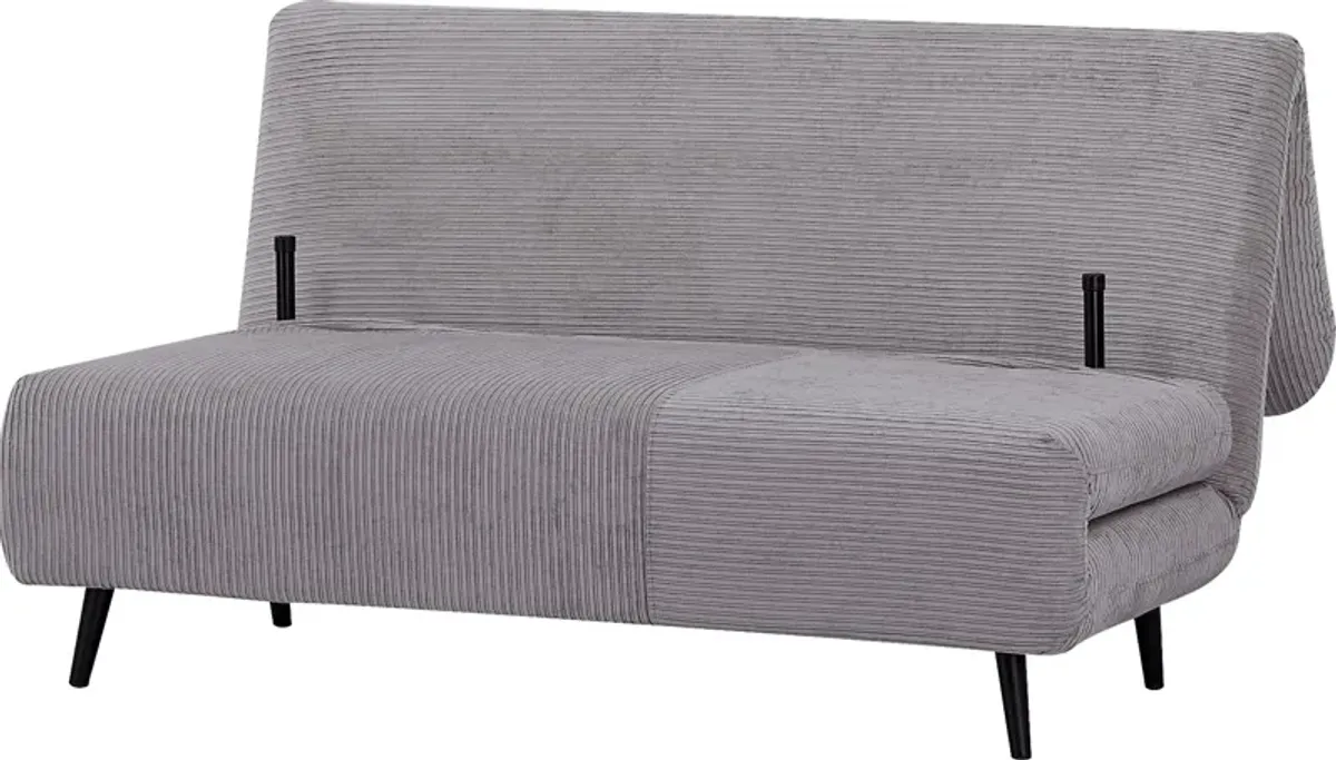 Kids Daydream XL Gray Convertible Loveseat