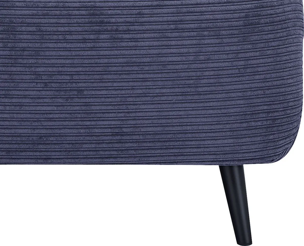 Kids Daydream XL Navy Convertible Loveseat