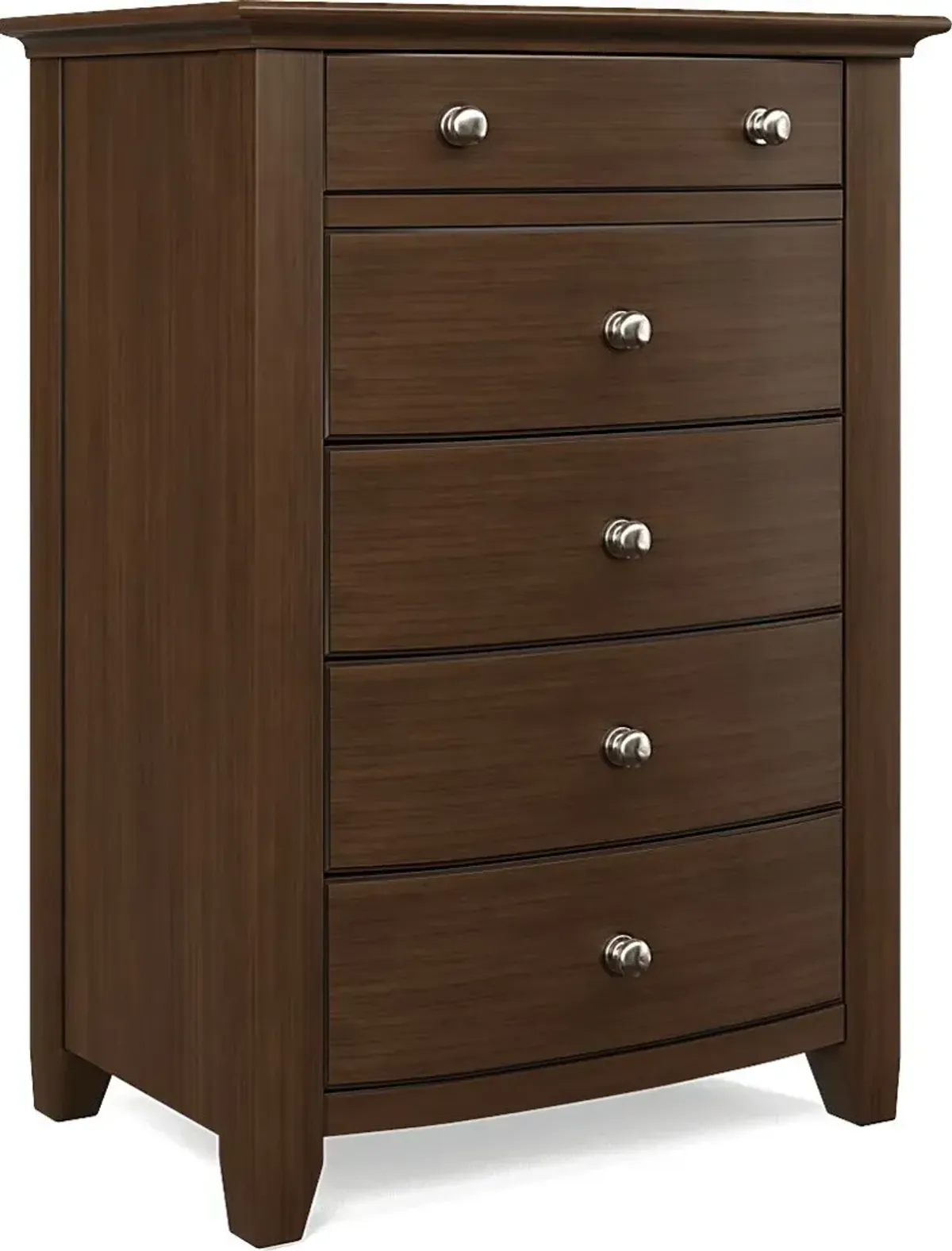 Kids Santa Cruz Cherry 5 Pc Twin Panel Bedroom