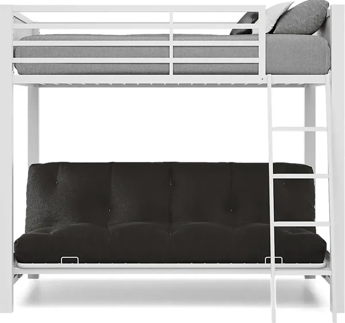 Kids Colefax Avenue White Full/Futon Bunk Bed