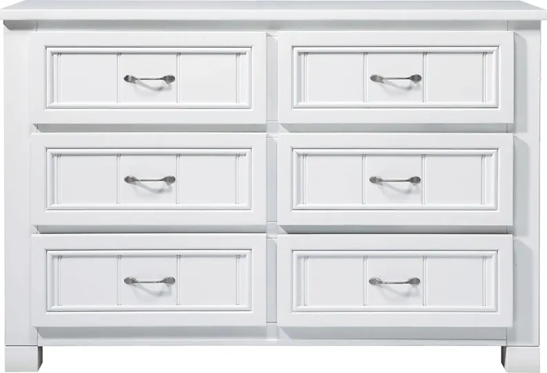 Kids Cottage Colors White Dresser