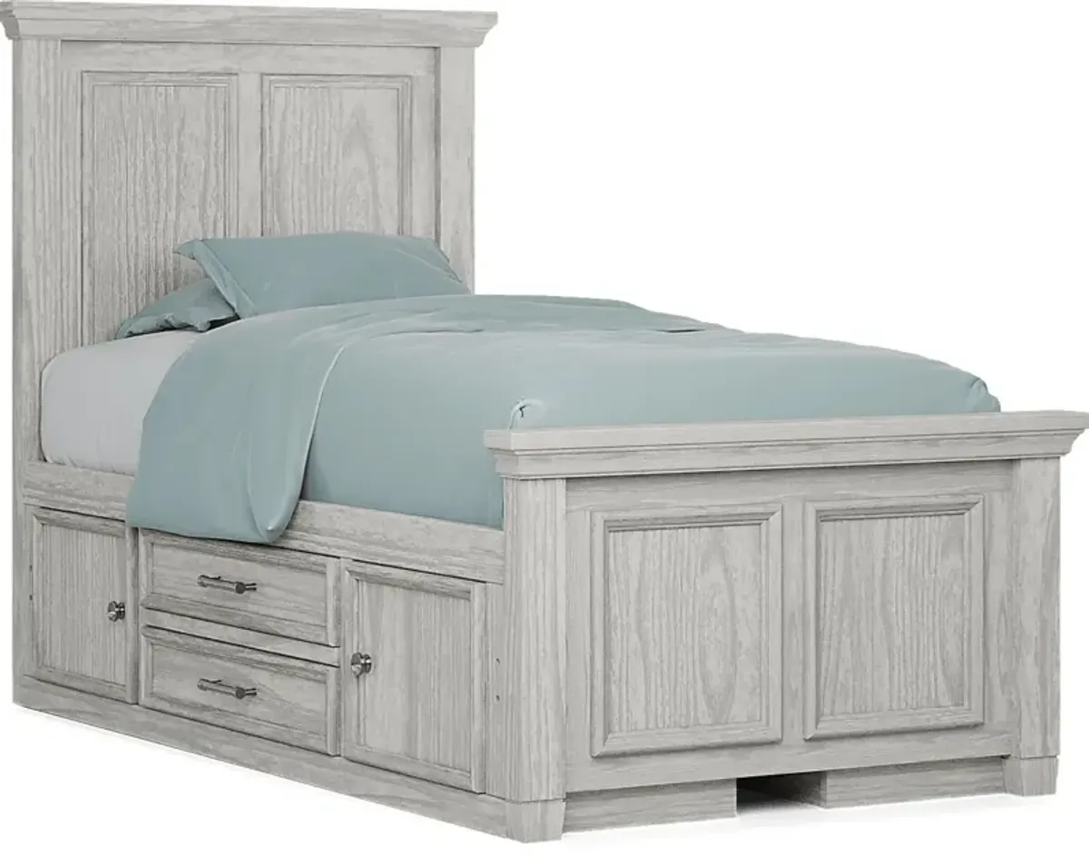 Kids Creekside 2.0 Chestnut 5 Pc Full Panel Bedroom with Storage by