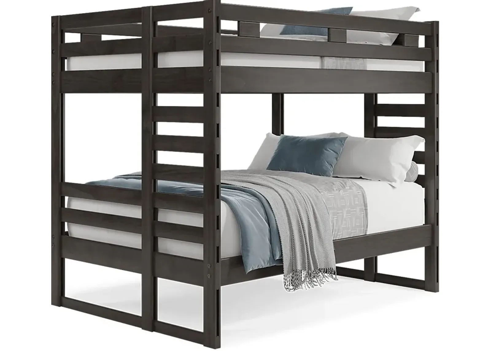 Kids Creekside 2.0 Charcoal Full/Full Bunk Bed