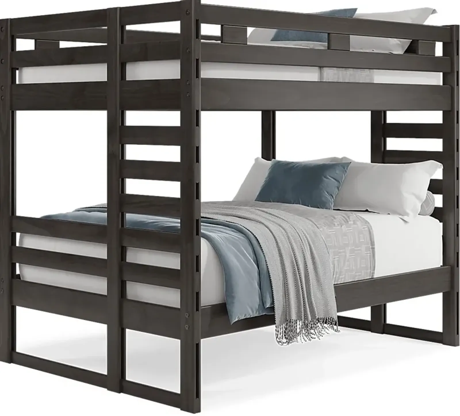 Kids Creekside 2.0 Charcoal Full/Full Bunk Bed