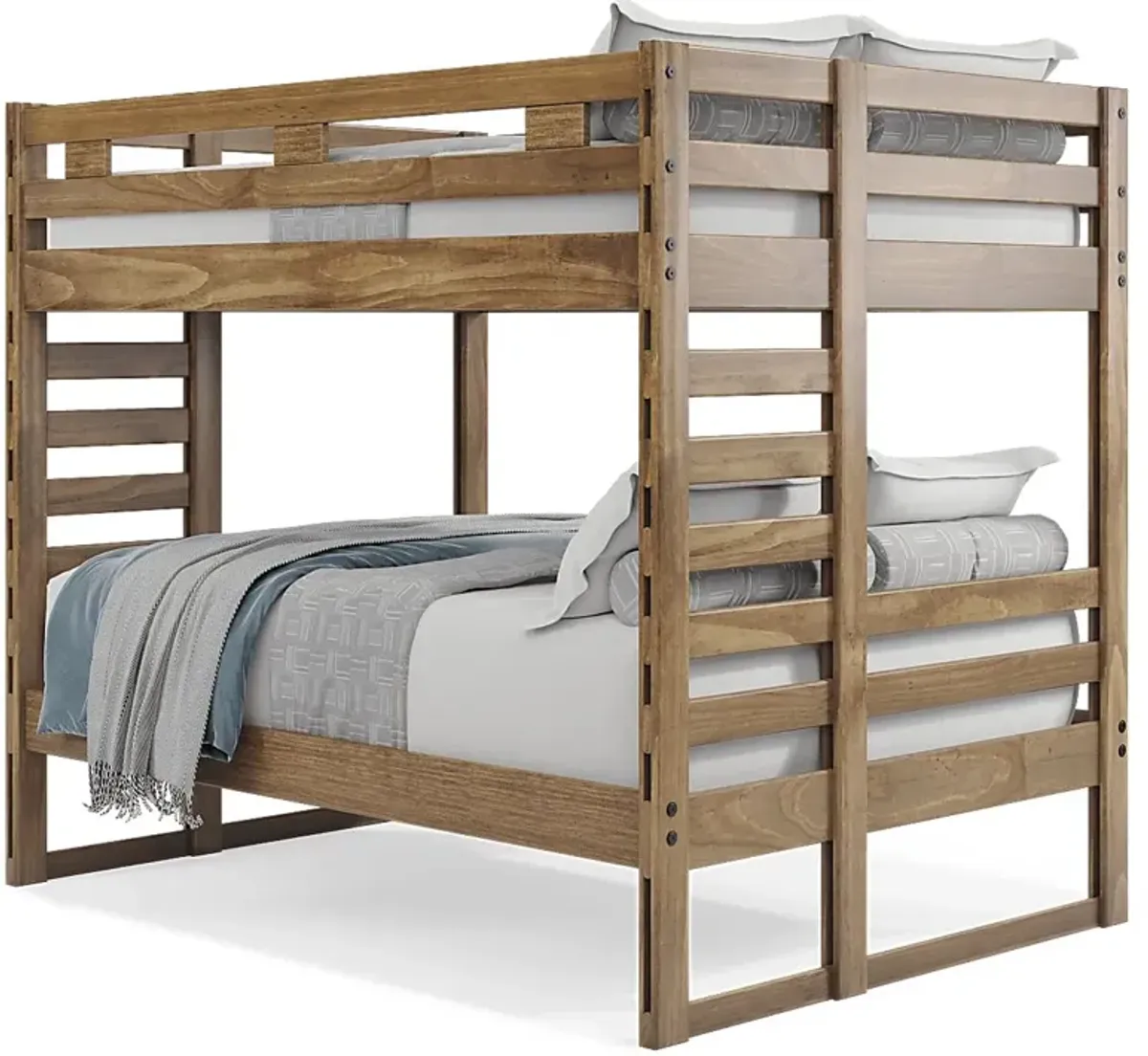 Kids Creekside 2.0 Chestnut Full/Full Bunk Bed