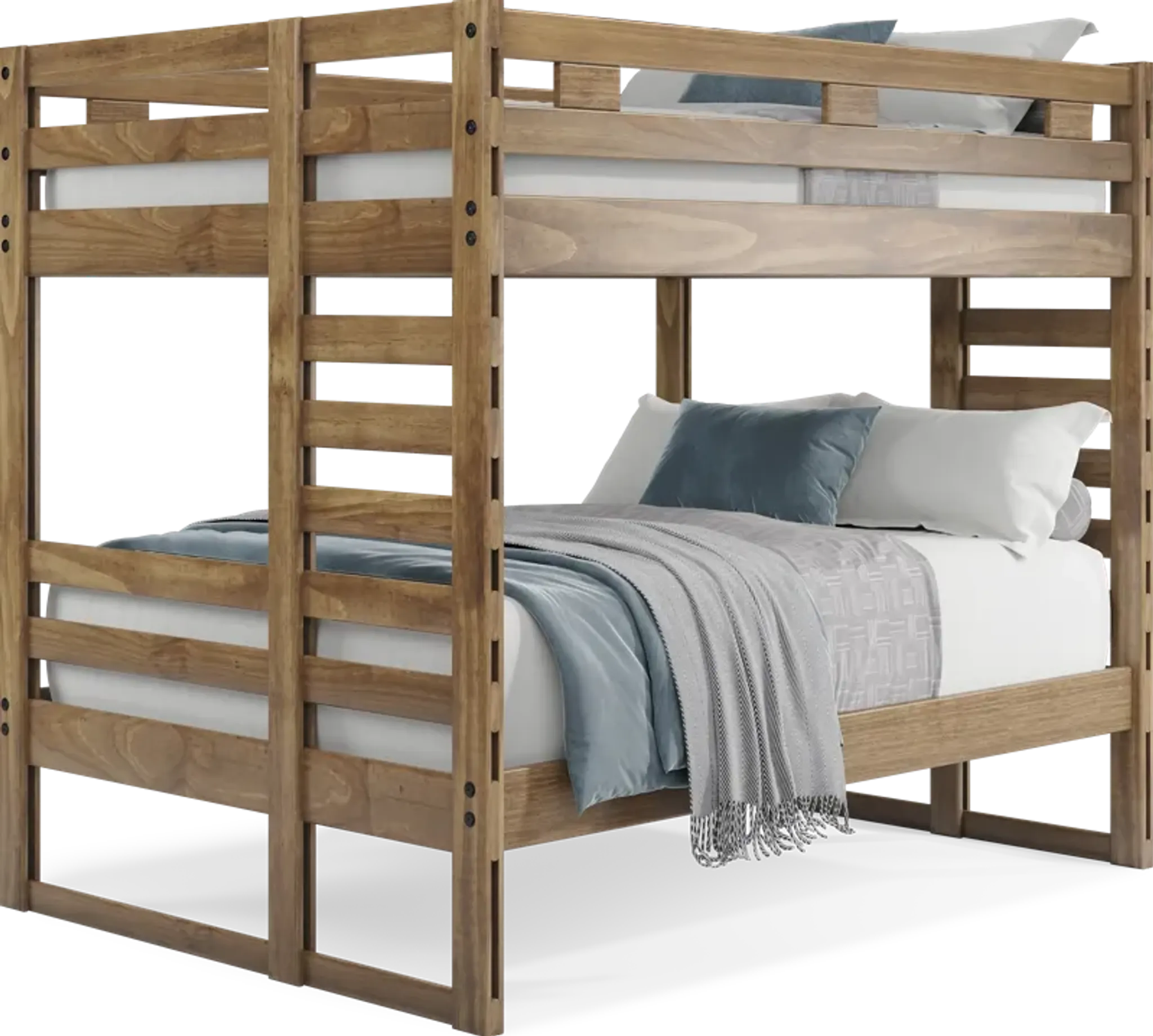 Kids Creekside 2.0 Chestnut Full/Full Bunk Bed | Furniture.com