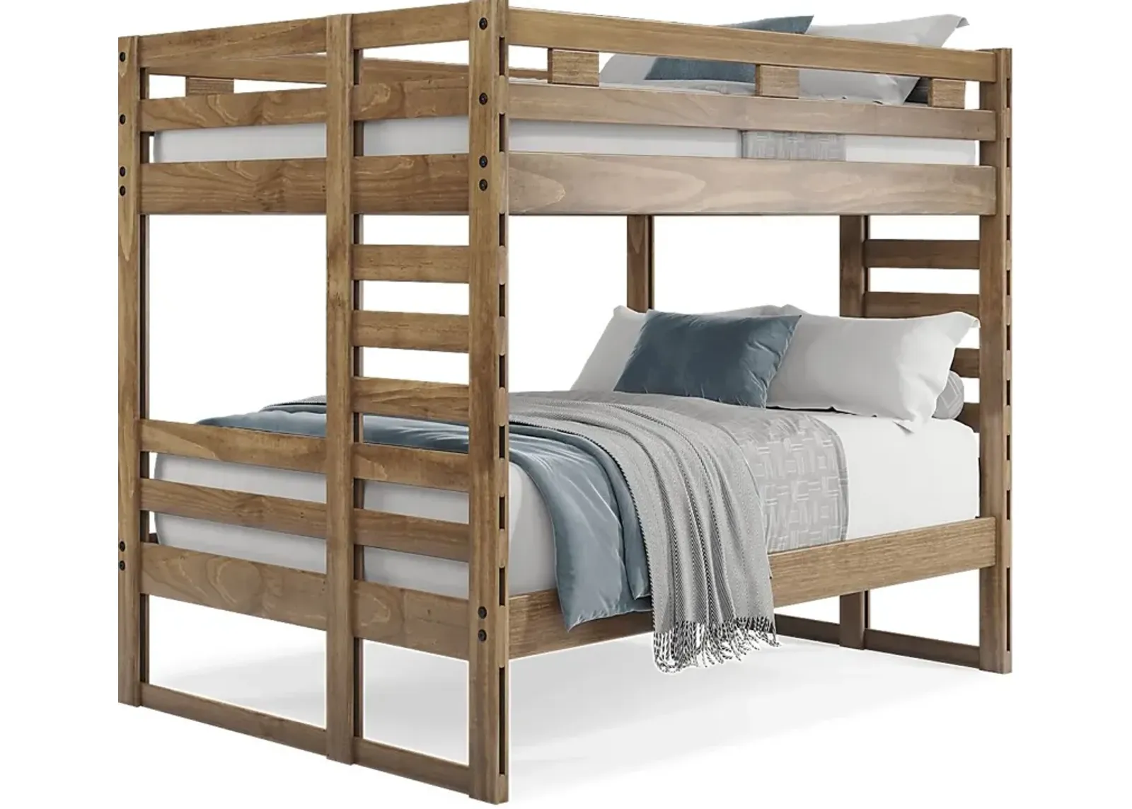 Kids Creekside 2.0 Chestnut Full/Full Bunk Bed