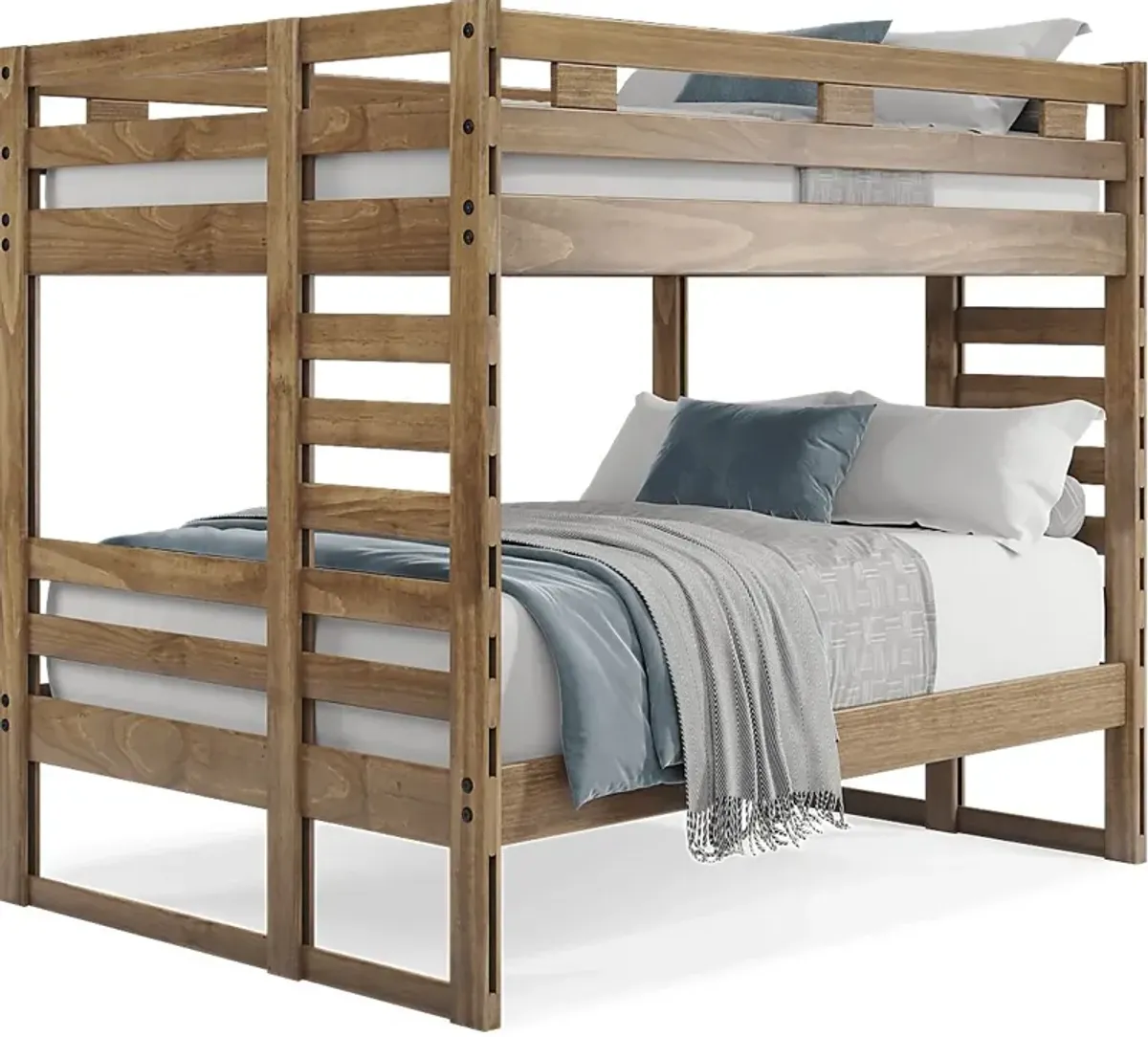 Kids Creekside 2.0 Chestnut Full/Full Bunk Bed