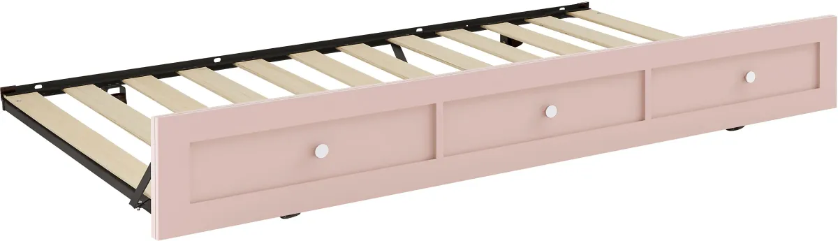 Kids Modern Colors Pink Twin Trundle