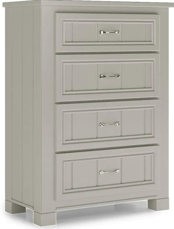 Kids Cottage Colors Gray Chest
