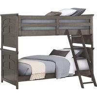 Santa Cruz Gray Twin/Twin Bunk Bed