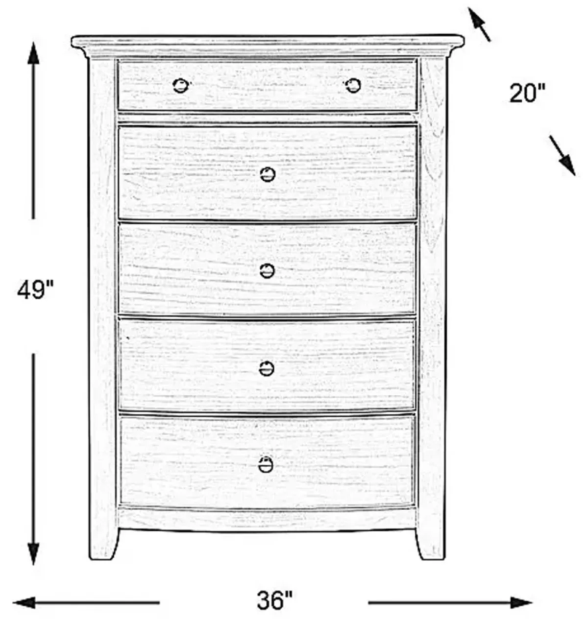 Kids Santa Cruz Brown Cherry Chest