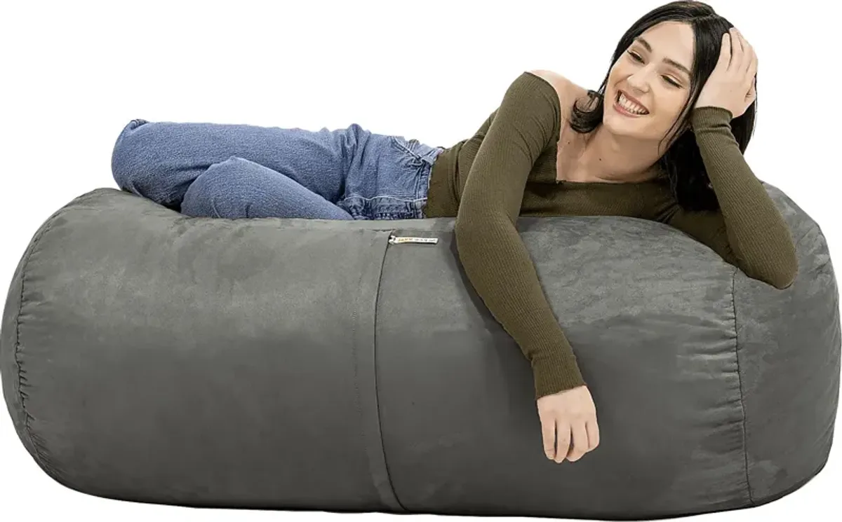 Kids Bexley Charcoal Bean Bag Chair