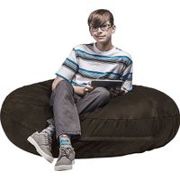 Kids Calix Brown Bean Bag Chair