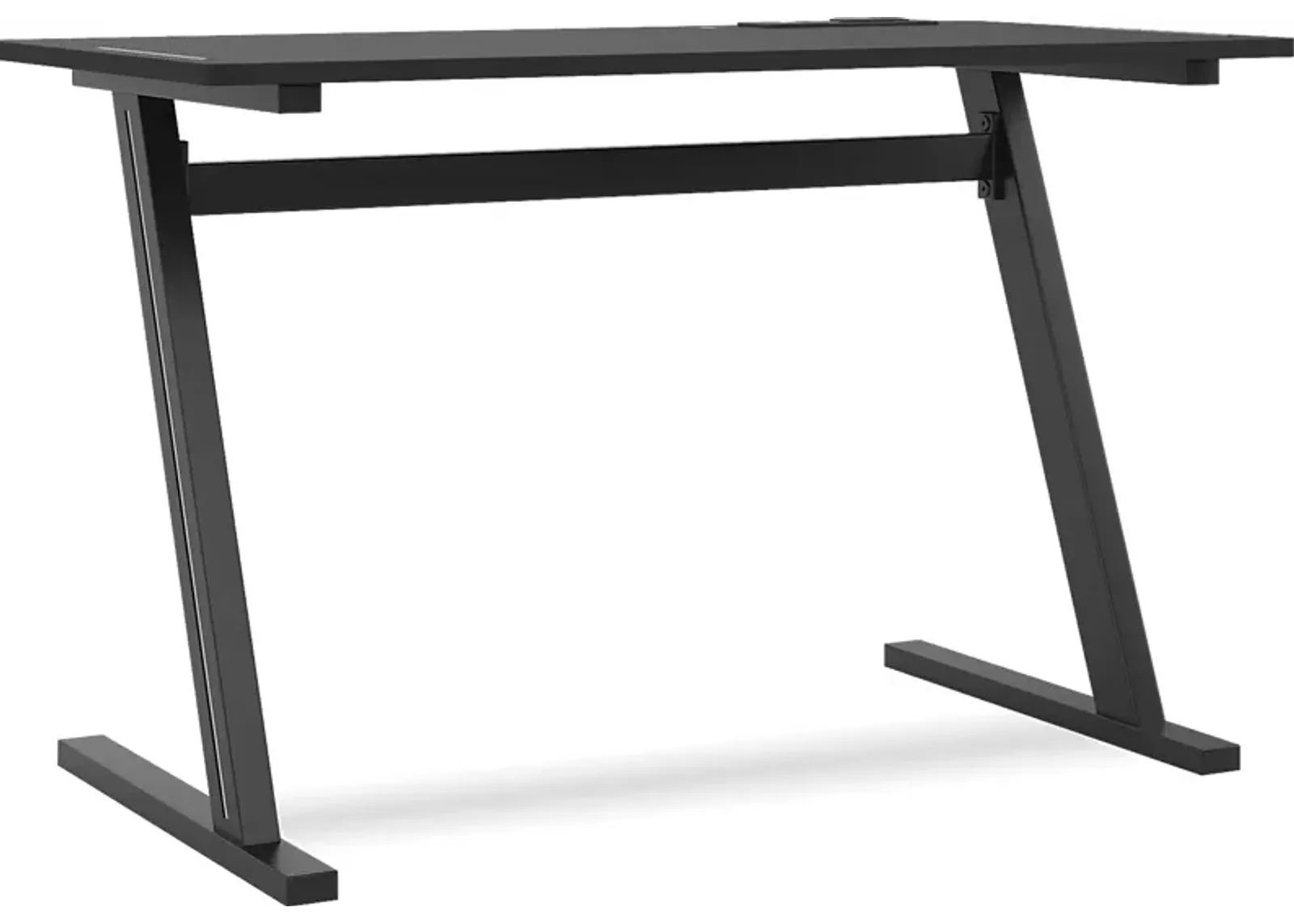 Kids Carbon Optix Black Computer Desk with LED Lights