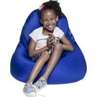 Kids Cloud Nest Small Blue Bean Bag Chair