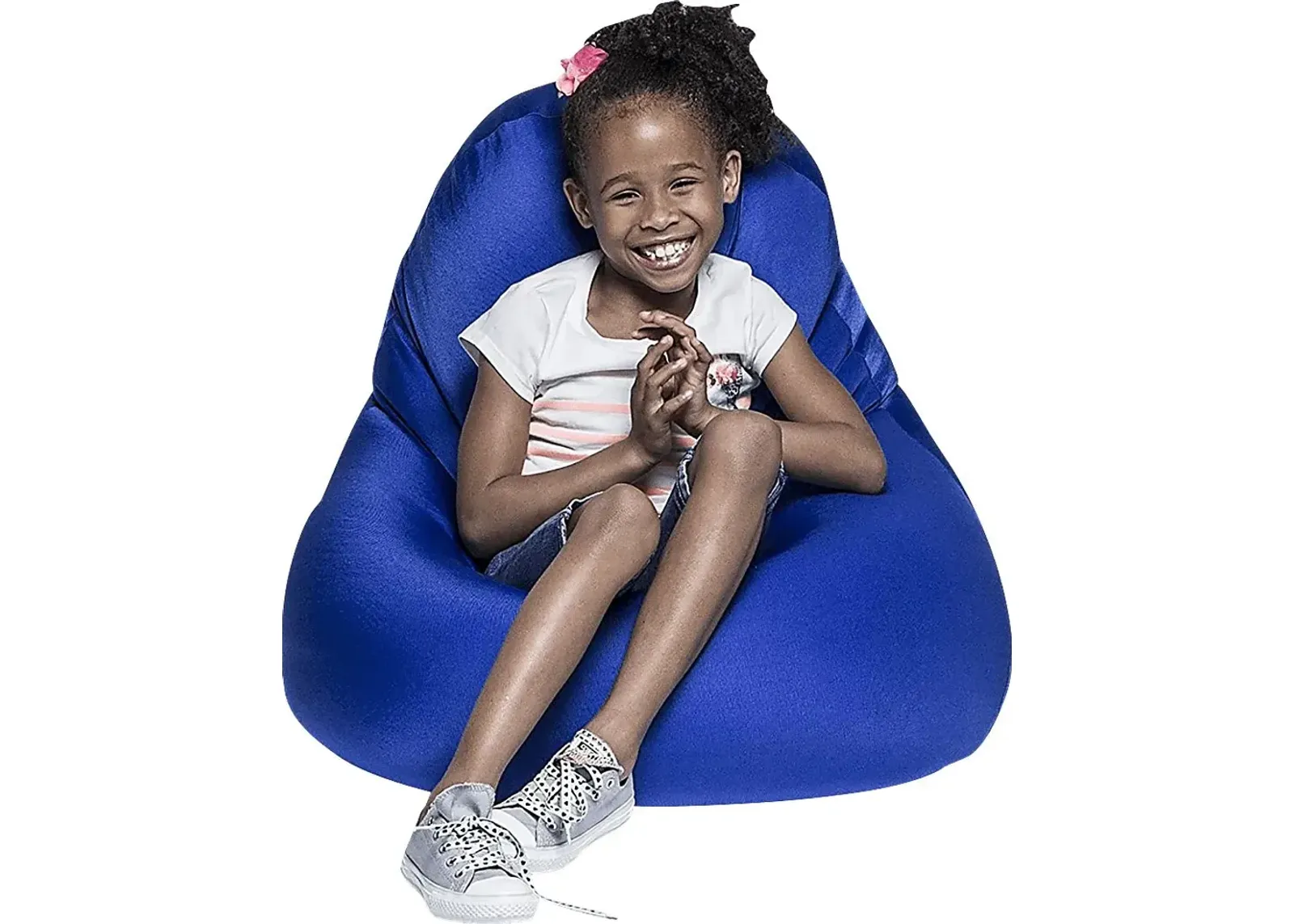 Kids Cloud Nest Small Blue Bean Bag Chair