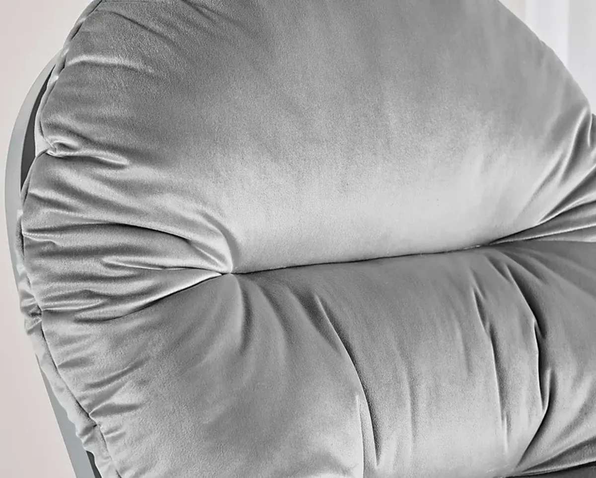 Nursery Faolan Dark Gray Glider and Ottoman