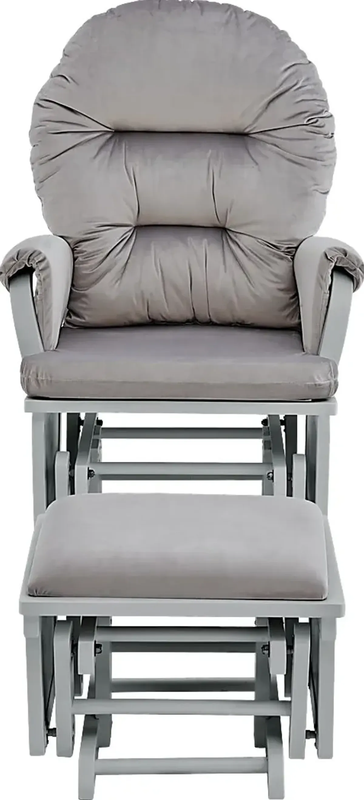 Baby Cache Faolan Light Gray Glider and Ottoman