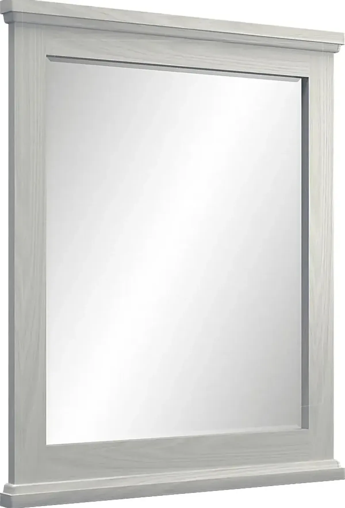 Kids Canyon Lake Ash Gray Full Panel Bedroom with Storage Side Rail