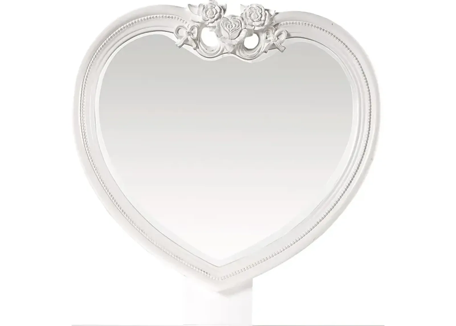 Disney Princess Fairytale White Heart Mirror