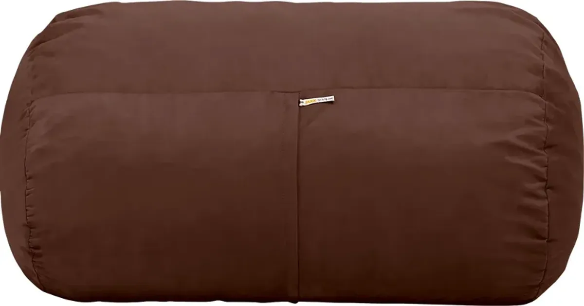 Kids Bexley Brown Bean Bag Chair