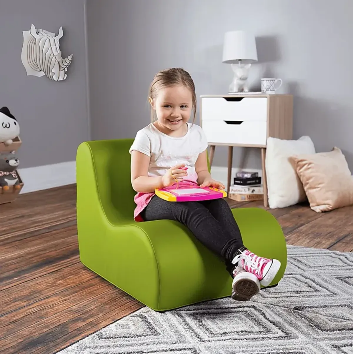 Kids Nariko Green Small Chair