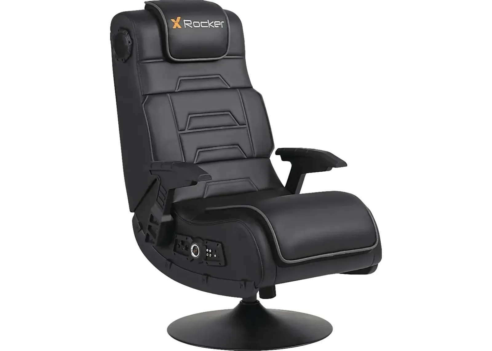 Kids Sound Trek Black Gaming Swivel Chair