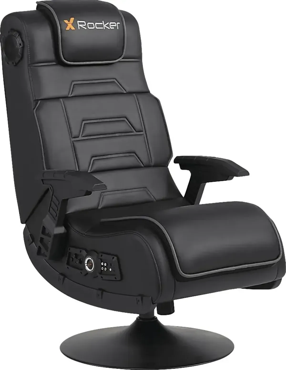 Kids Sound Trek Black Gaming Swivel Chair