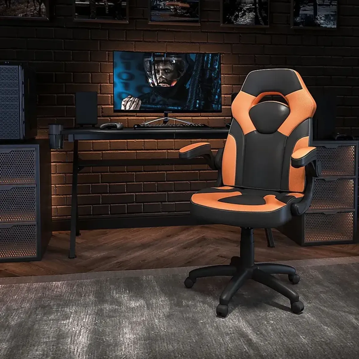 Tournne Orange Office Gaming Chair