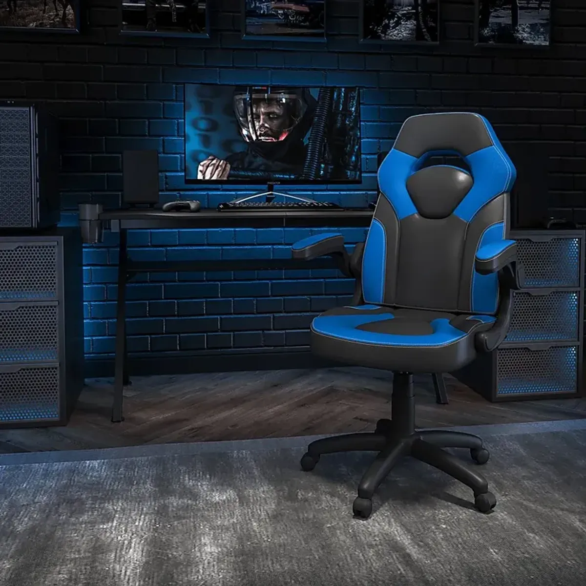 Tournne Blue Office Gaming Chair