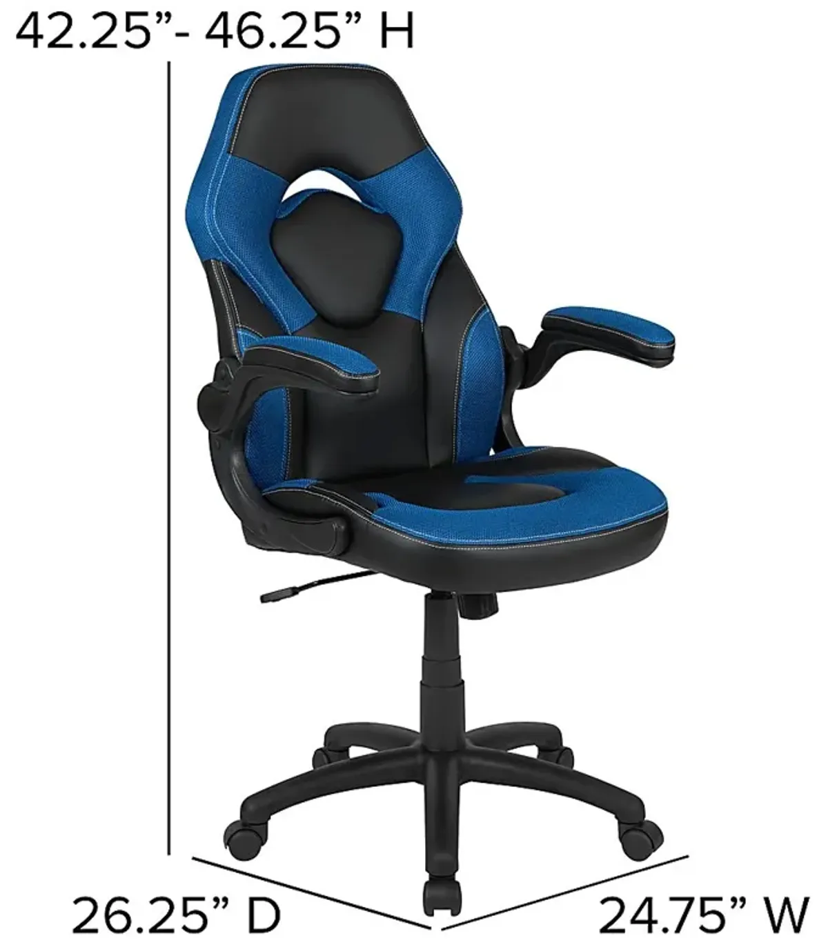 Tournne Blue Office Gaming Chair