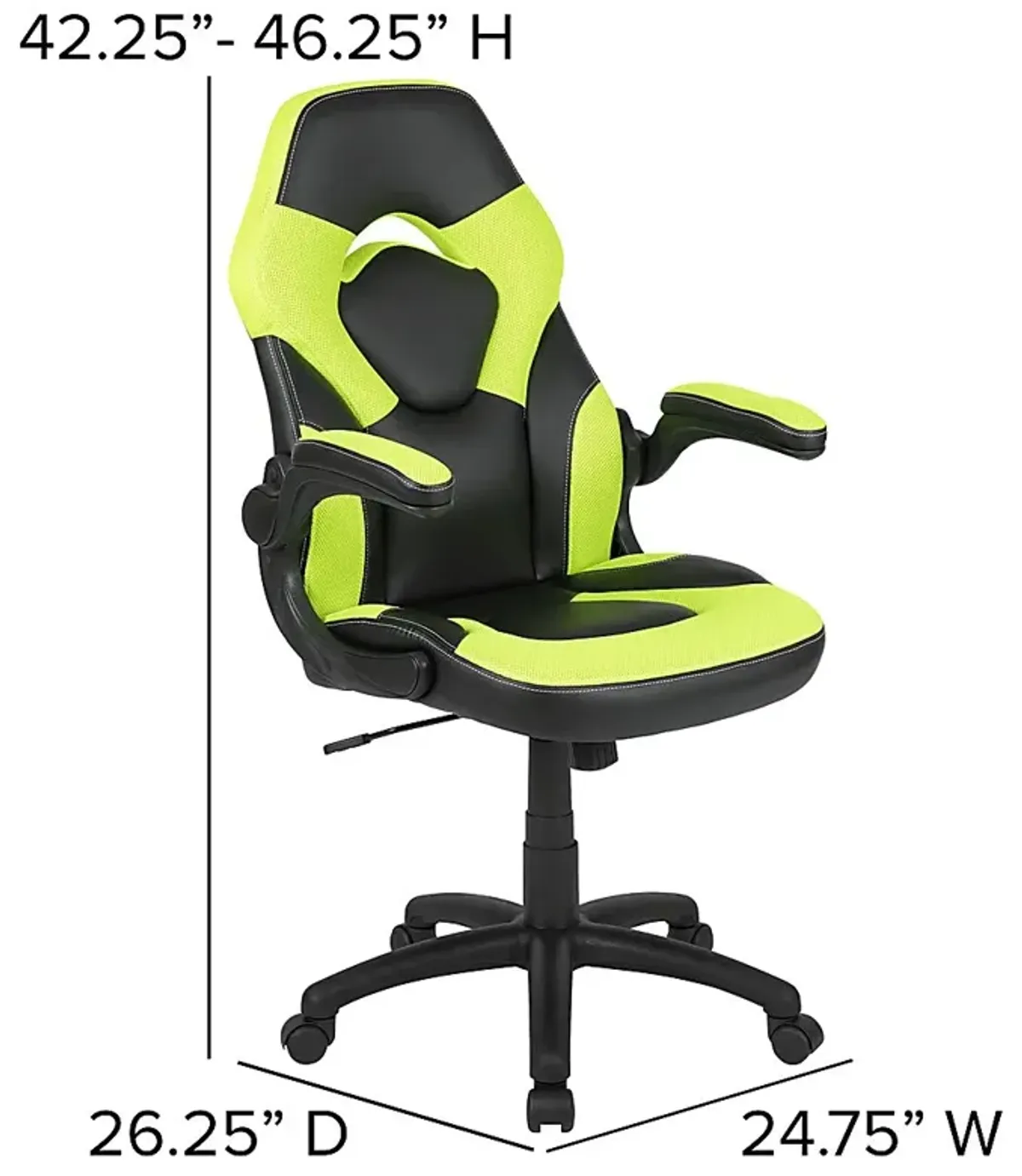 Tournne Lime Office Gaming Chair