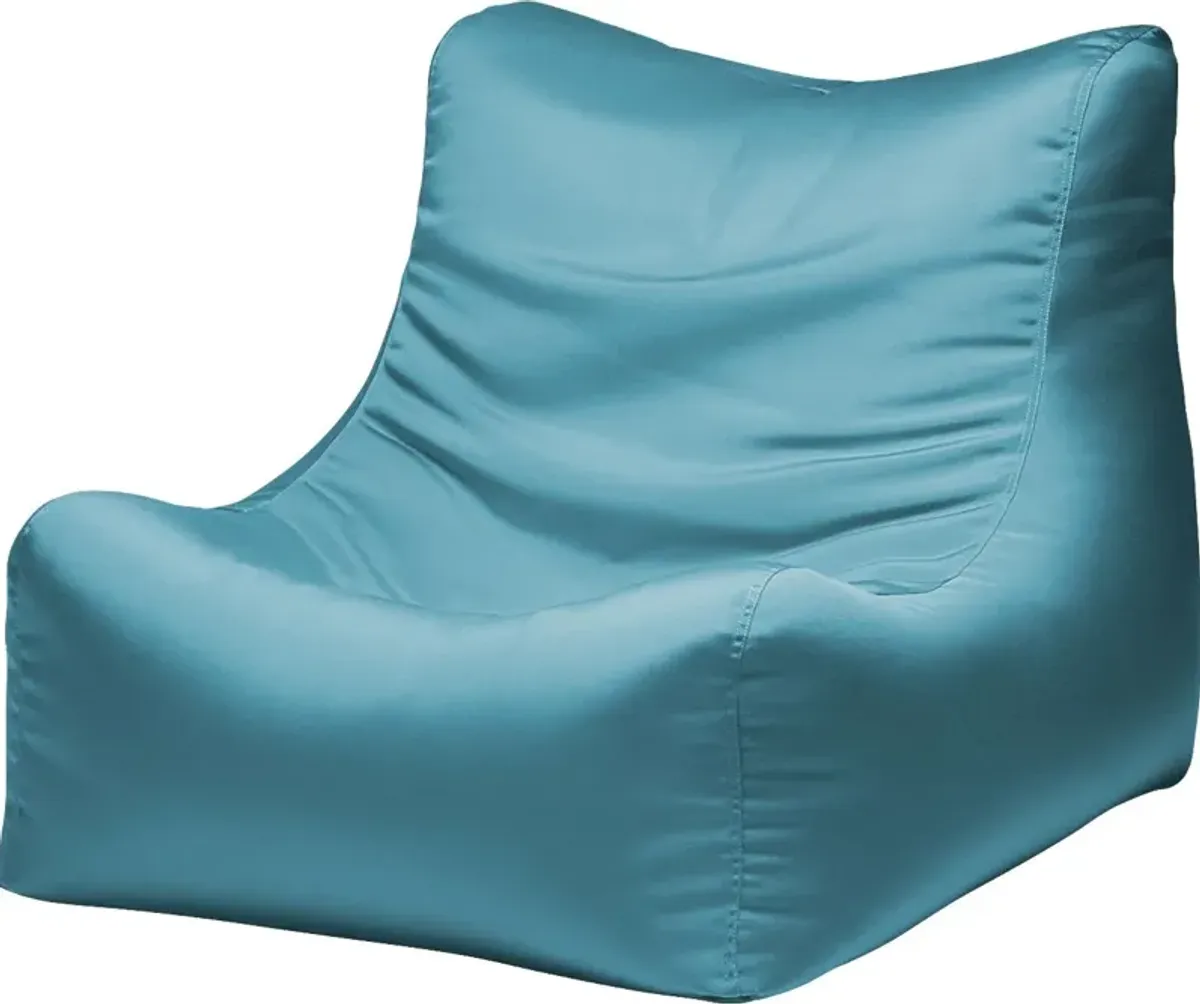 Kids Chatty Garden Blue Indoor/Outdoor Bean Bag Chair