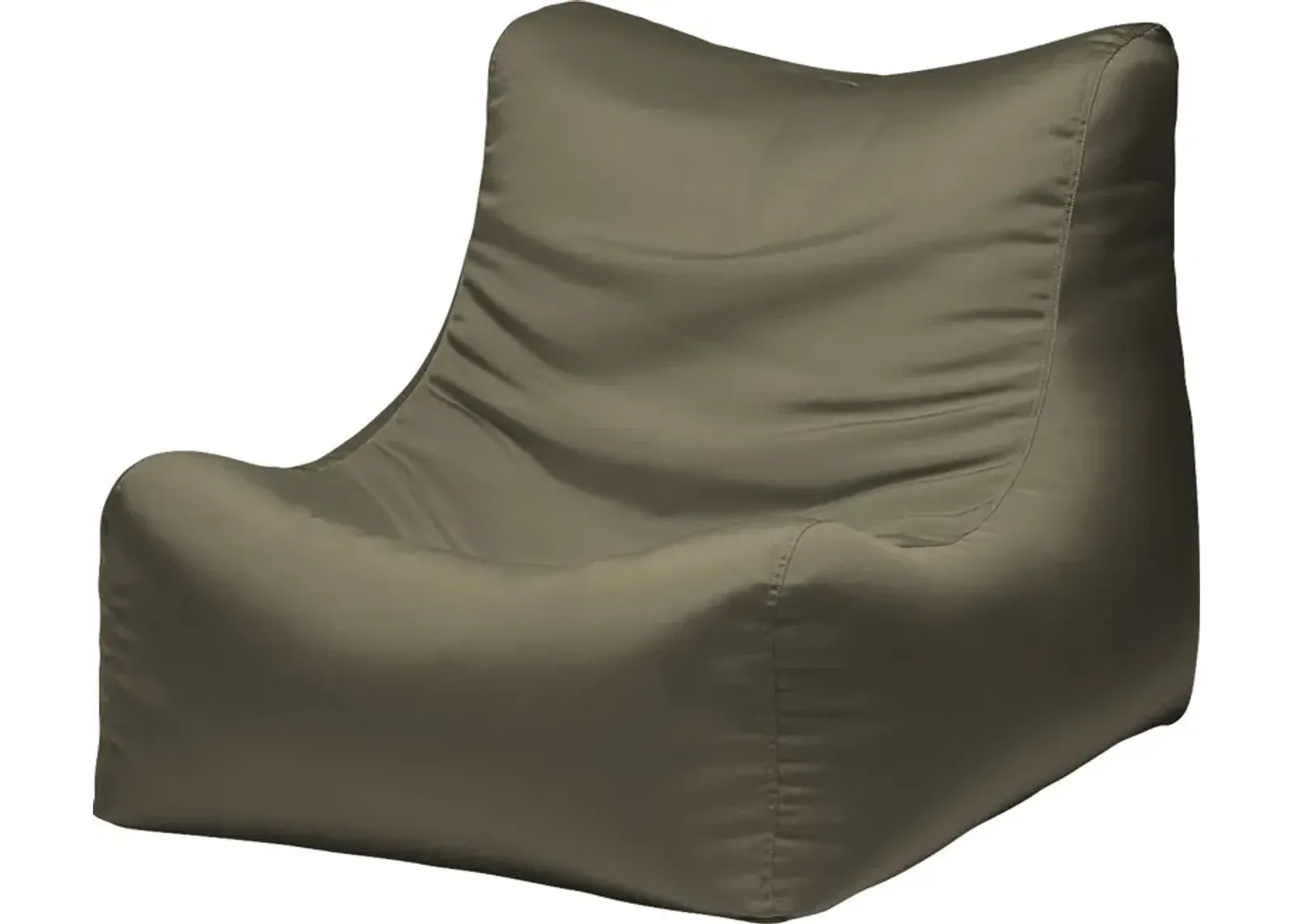 Kids Chatty Garden Taupe Indoor/Outdoor Bean Bag Chair